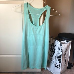 Lululemon mint swiftly tank